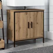 vidaXL Tvättställsskåp ek 60x30x60 cm konstruerat trä