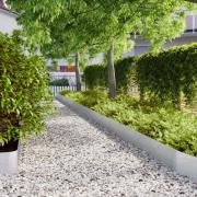 vidaXL Rabattkanter 10 st 20x103 cm galvaniserat stål