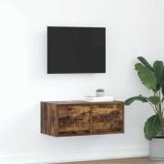 vidaXL TV-bänk rökt ek 60x31x25,5 cm konstruerat trä