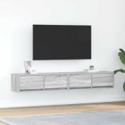 vidaXL TV-bänkar 2 st grå sonoma 80x31x25,5 cm konstruerat trä