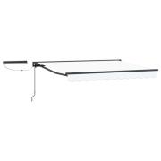 vidaXL Elektrisk Retraktabel Markis Vit 2,5 x 2 m