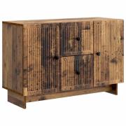 vidaXL Sideboard Gammalt trä 89 x 34,5 x 60 cm Konstruerat trä