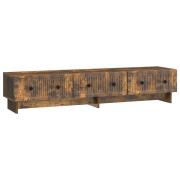 vidaXL TV-skåp med låda Rökt ek 147 x 34,5 x 30 cm Konstruerat trä