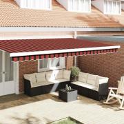 vidaXL Markiskappa Ersättning Flerfärgsdesign 480 x 20 cm Polyester