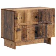 vidaXL Nattduksbord Gammalt trä 62 x 34,5 x 47,5 cm Konstruerat trä