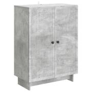 vidaXL Sideboard Betonggrå 66 x 34,5 x 90 cm Konstruerat trä