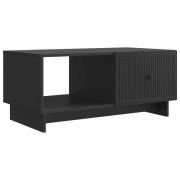 vidaXL Kaffeebord Svart 90 x 50 x 40 cm Konstruerat trä