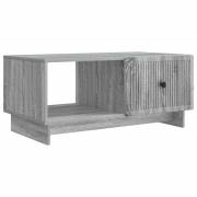 vidaXL Kaffeebord Grå sonoma-ek 90 x 50 x 40 cm Konstruerat trä