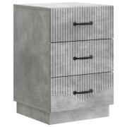 vidaXL Nattduksbord Betonggrå 43 x 41 x 63,5 cm Konstruerat trä