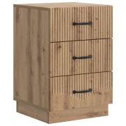 vidaXL Nattduksbord Artisan-ek 43 x 41 x 63,5 cm Konstruerat trä