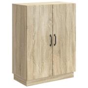 vidaXL Sideboard Sonoma-ek 66 x 34,5 x 87 cm Konstruerat trä