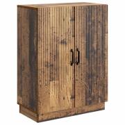 vidaXL Sideboard Gammalt trä 66 x 34,5 x 87 cm Konstruerat trä