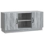 vidaXL TV-skåp Grå sonoma-ek 102 x 34,5 x 47 cm Konstruerat trä