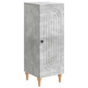 vidaXL Sideboard Betonggrå 33 x 34,5 x 90 cm Konstruerat trä