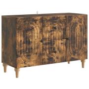 vidaXL TV-skåp med låda Rökt ek 89 x 34,5 x 60 cm Konstruerat trä