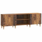 vidaXL TV-skåp Gammalt trä 150 x 31 x 50 cm Konstruerat trä