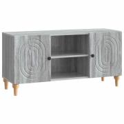 vidaXL TV-skåp Grå sonoma-ek 102 x 34,5 x 50 cm Konstruerat trä