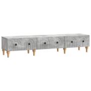 vidaXL TV-skåp med låda Betonggrå 147 x 34,5 x 30 cm Konstruerat trä