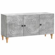 vidaXL TV-skåp Betonggrå 99 x 34,5 x 50 cm Konstruerat trä
