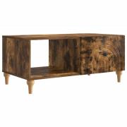 vidaXL Kaffeebord Rökt ek 90 x 50 x 40 cm Konstruerat trä