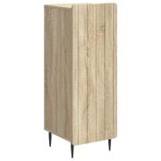 vidaXL Sideboard Sonoma-ek 34,5 x 33 x 92 cm Konstruerat trä
