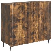 vidaXL Sideboard Rökt ek 89 x 34,5 x 82 cm Konstruerat trä