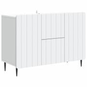 vidaXL Sideboard med låda Vit 89 x 34,5 x 62 cm Konstruerat trä