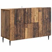 vidaXL Sideboard Gammalt trä 89 x 34,5 x 62 cm Konstruerat trä