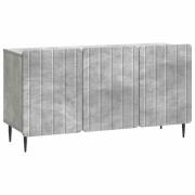 vidaXL TV-skåp Betonggrå 99 x 34,5 x 52 cm Konstruerat trä