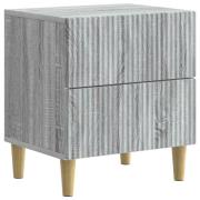 vidaXL Nattduksbord Grå sonoma-ek 43 x 34,5 x 48 cm Konstruerat trä