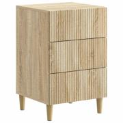 vidaXL Nattduksbord Sonoma-ek 43 x 41 x 66,5 cm Konstruerat trä