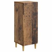 vidaXL Sideboard Gammalt trä 33 x 34,5 x 90 cm Konstruerat trä