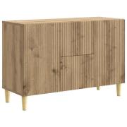 vidaXL Sideboard med låda Artisan-ek 89 x 34,5 x 60 cm Konstruerat trä
