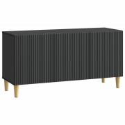 vidaXL TV-skåp Svart 99 x 34,5 x 50 cm Konstruerat trä