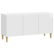 vidaXL TV-skåp Vit högglans 99 x 34,5 x 50 cm Konstruerat trä