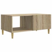 vidaXL Kaffeebord Sonoma-ek 90 x 50 x 40 cm Konstruerat trä