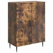 vidaXL Sideboard Rökt ek 66 x 34,5 x 89,5 cm Konstruerat trä