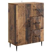 vidaXL Sideboard Gammalt trä 66 x 34,5 x 89,5 cm Konstruerat trä