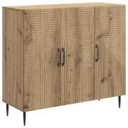 vidaXL Sideboard Artisan-ek 89 x 34,5 x 80 cm Konstruerat trä