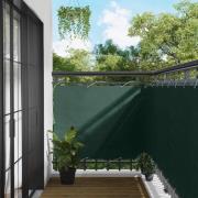 vidaXL Balkong Skärm Mörkgrön 110 x 800 cm Oxford Tyg