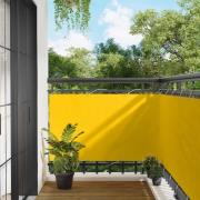 vidaXL Balkong Skärm Gul 100 x 600 cm Oxford Tyg