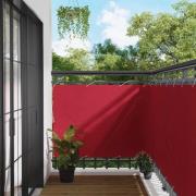 vidaXL Balkong Skärm Röd 110 x 800 cm Oxford Tyg