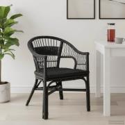 vidaXL Stapelstol Svart 60 x 60 x 81 cm Rotting