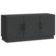 vidaXL TV-skåp Svart 99 x 34,5 x 47 cm Konstruerat trä