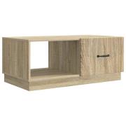vidaXL Kaffeebord Sonoma-ek 90 x 50 x 37 cm Konstruerat trä