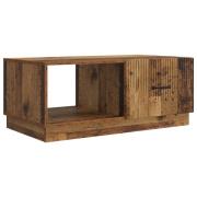 vidaXL Kaffeebord Gammalt trä 90 x 50 x 37 cm Konstruerat trä