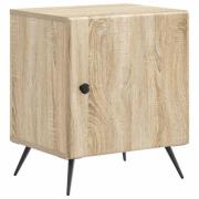vidaXL Nattduksbord Sonoma-ek 43 x 34,5 x 50 cm Konstruerat trä