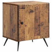 vidaXL Nattduksbord Gammalt trä 43 x 34,5 x 50 cm Konstruerat trä