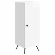 vidaXL Sideboard Vit högglans 33 x 34,5 x 90 cm Konstruerat trä