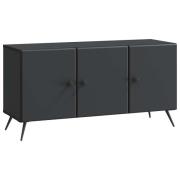 vidaXL TV-skåp Svart 99 x 34,5 x 50 cm Konstruerat trä